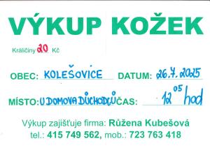 výkup kožek 